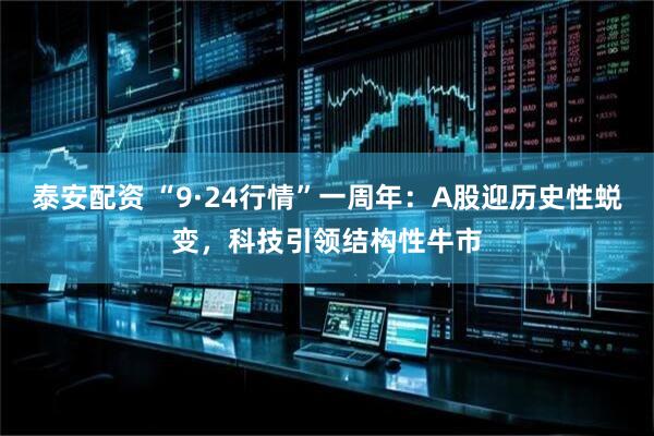 泰安配资 “9·24行情”一周年：A股迎历史性蜕变，科技引领结构性牛市