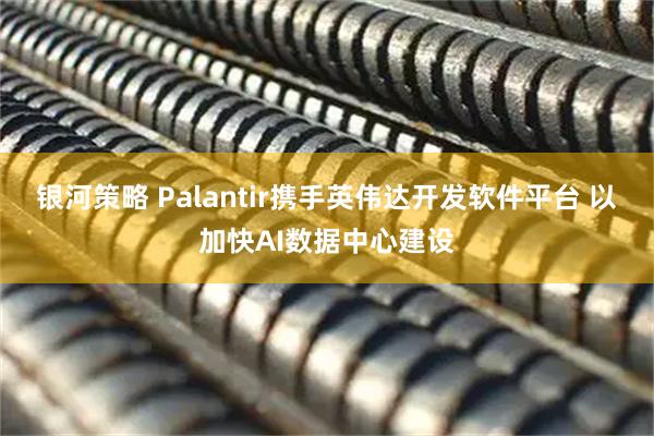银河策略 Palantir携手英伟达开发软件平台 以加快AI数据中心建设