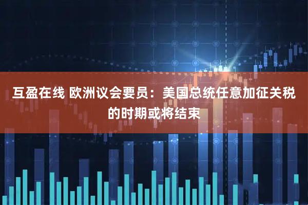 互盈在线 欧洲议会要员：美国总统任意加征关税的时期或将结束